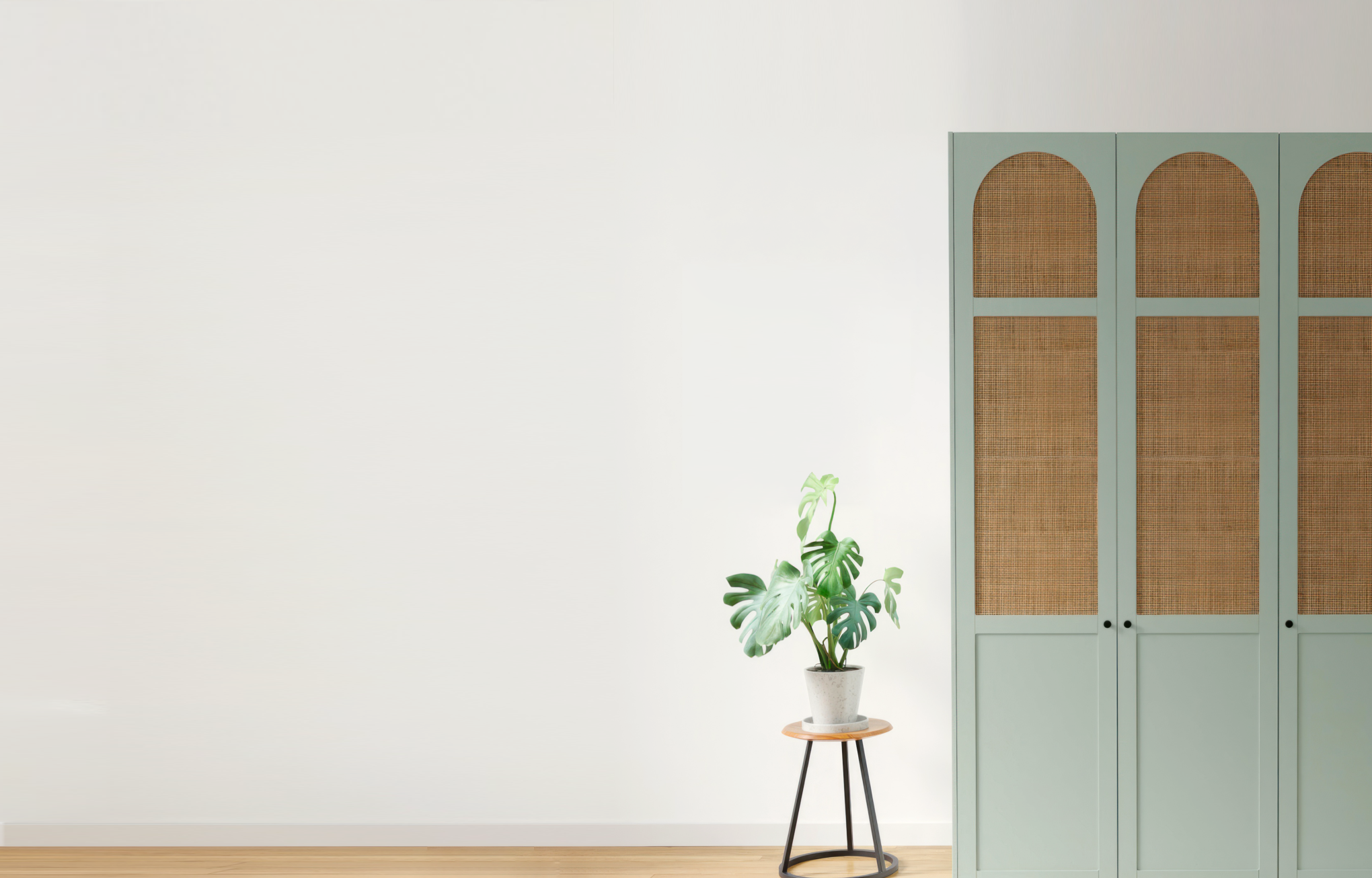 Gebogenes Raphia-Design