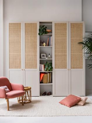 Raphia Schlafzimmer