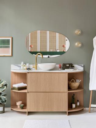 Badezimmer Natureiche