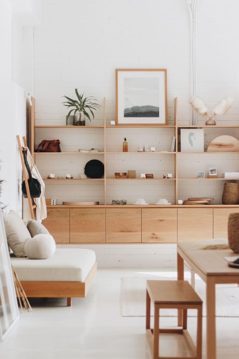 IKEA Hack: Schwebendes Bücherregal in Eiche aus Metod Korpussen