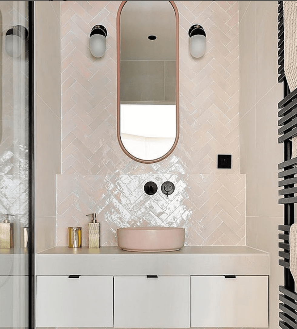 Bathroom in pastel