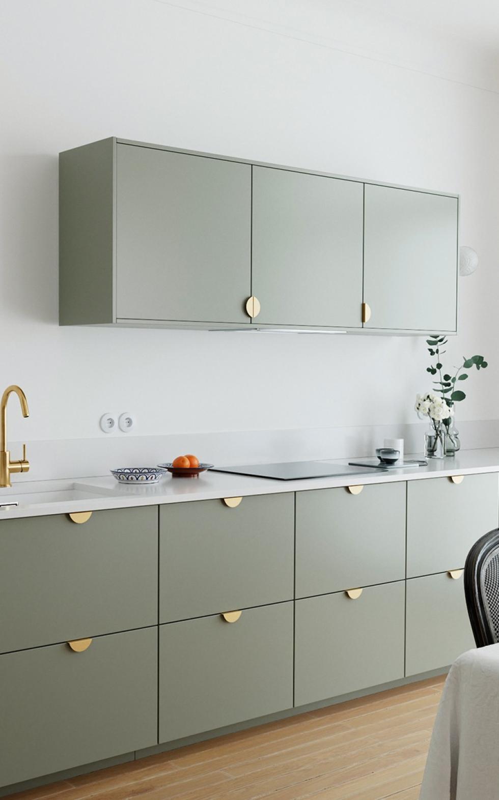 Cuisine Stone avec caissons hauts