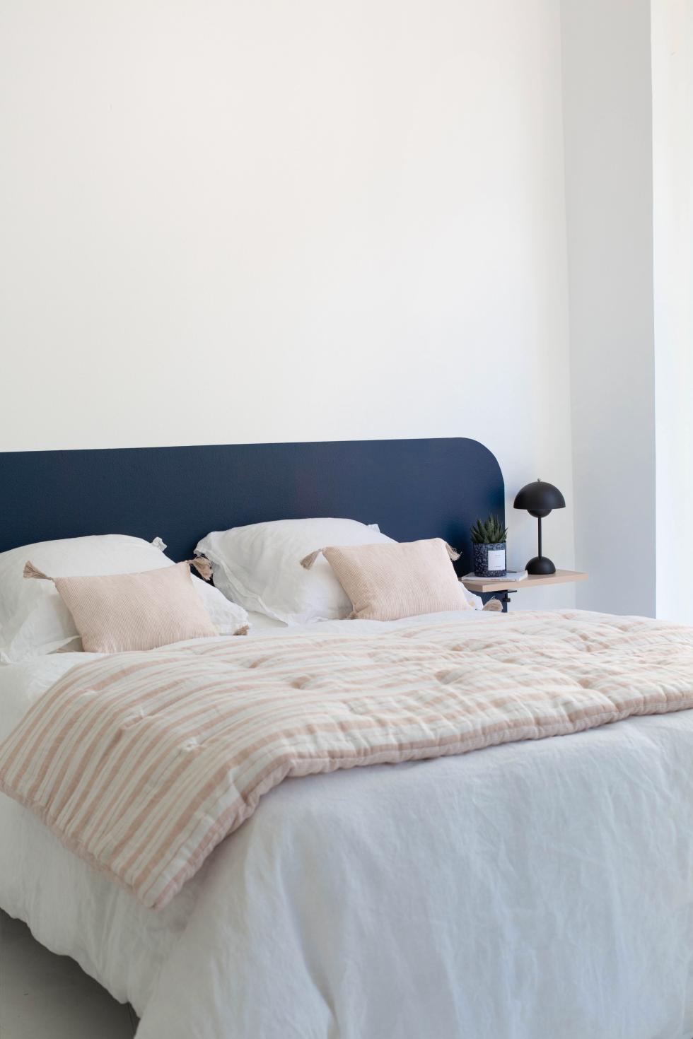 headboard in Blue 02 - Bleu nuit