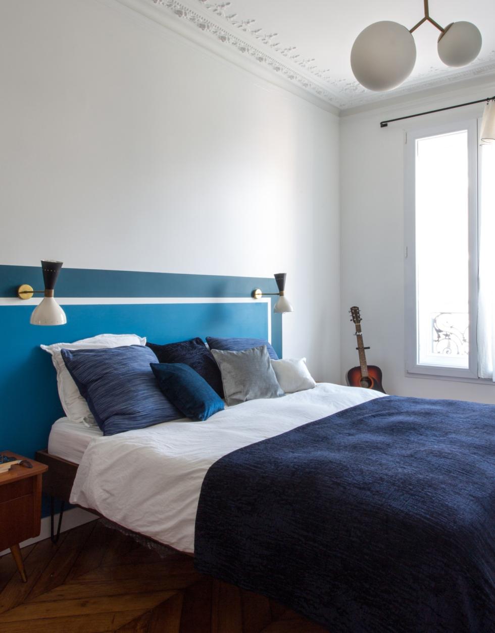 painted frame headboard