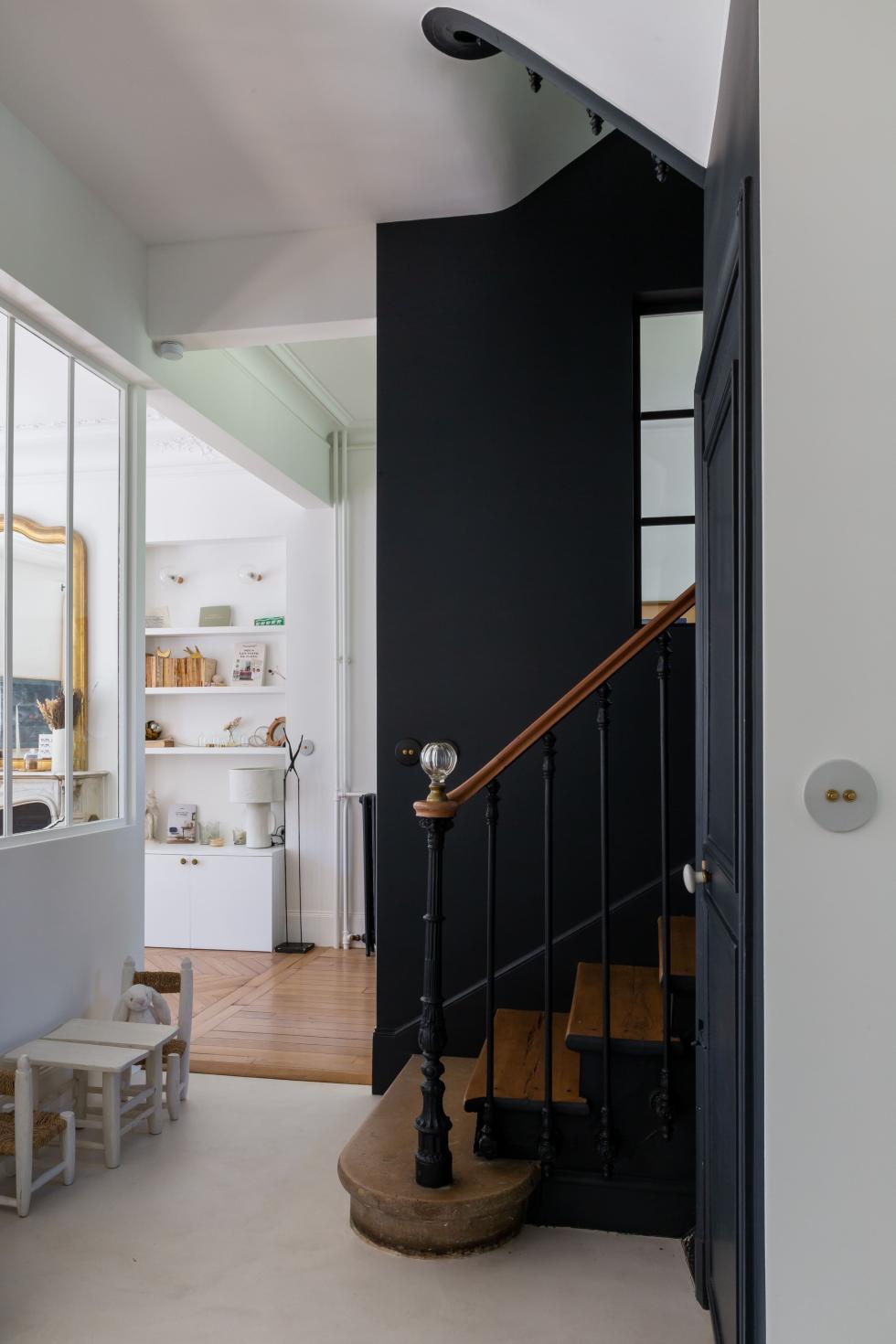 Black staircase
