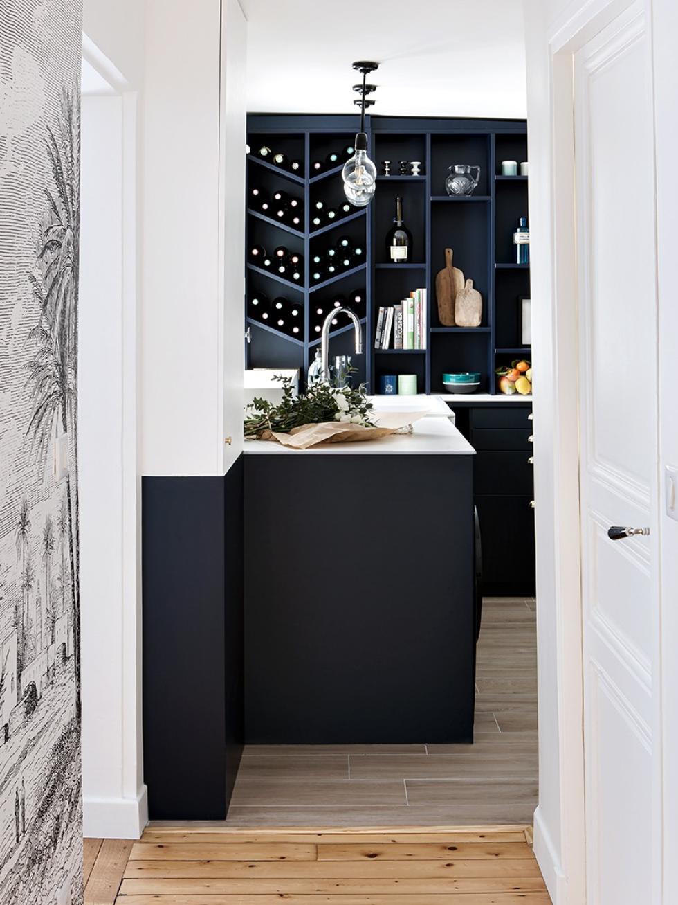 kitchen in Blue 02 - bleu nuit