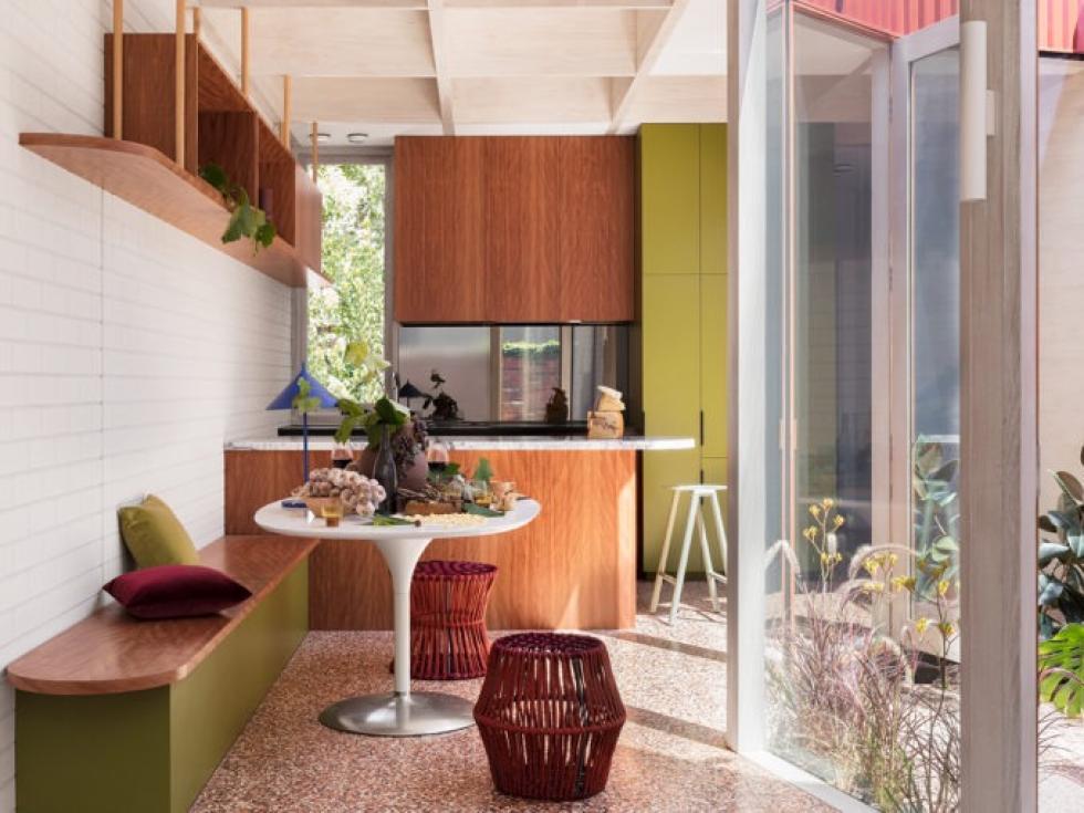 Projet d’inspiration signé Wowowa en noyer naturel et Vert olive