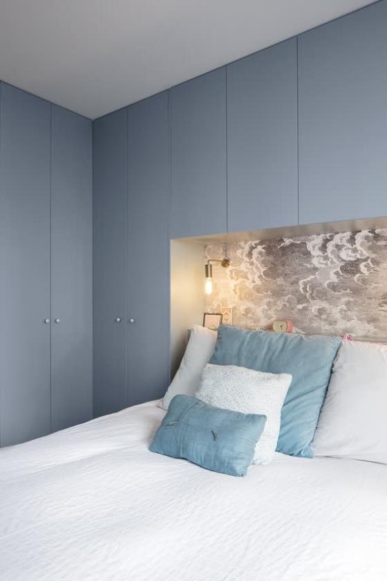 Headboard wallpaper