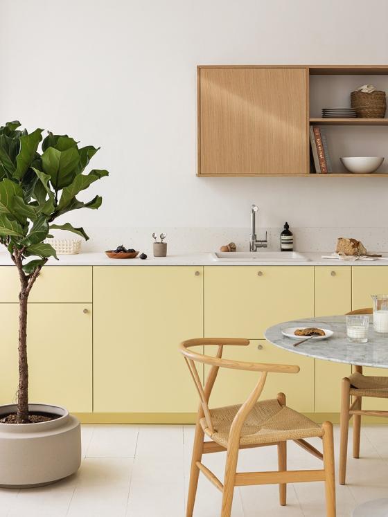 Küche in Beige 07 - Lemonade und Natureiche