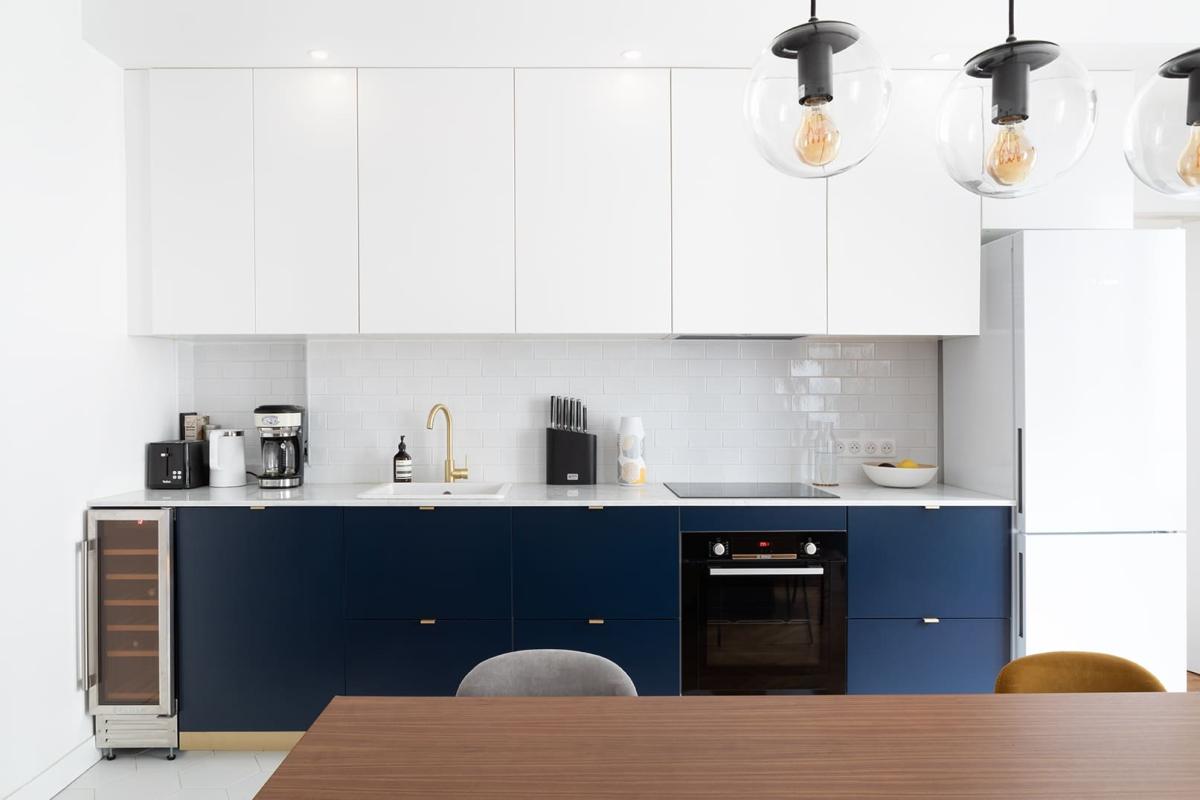 Kitchen in Blue 02 - Bleu nuit