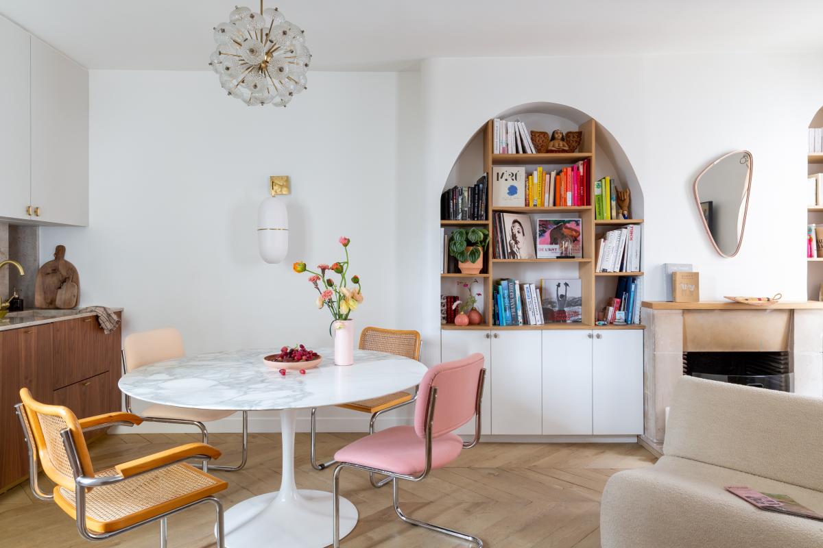 Wohnzimmer im Retro-Stil