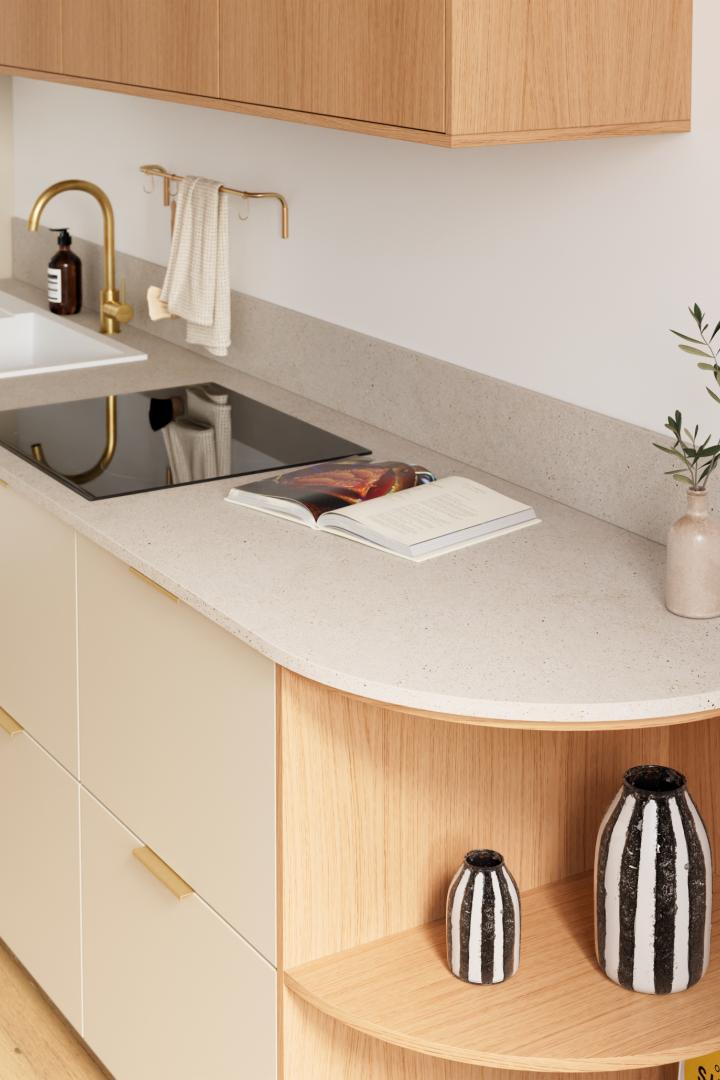 Arbeitsplatte Curved Granito