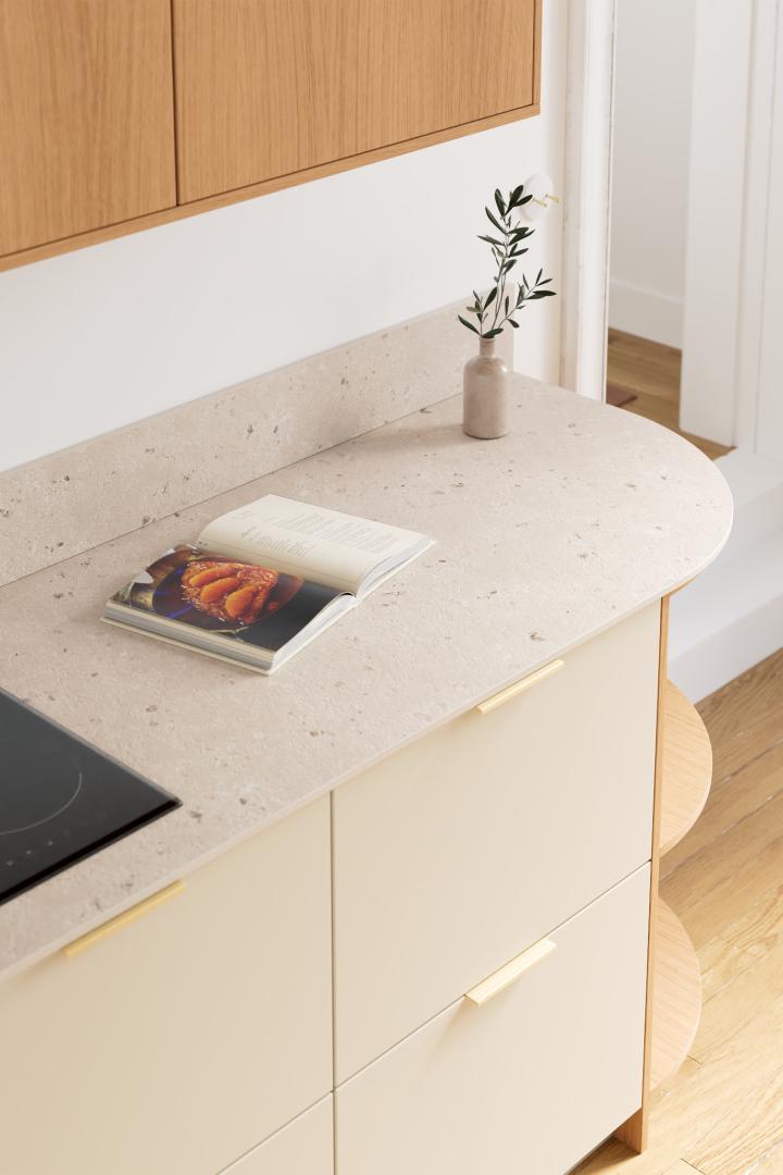 Natural Terrazzo Curved