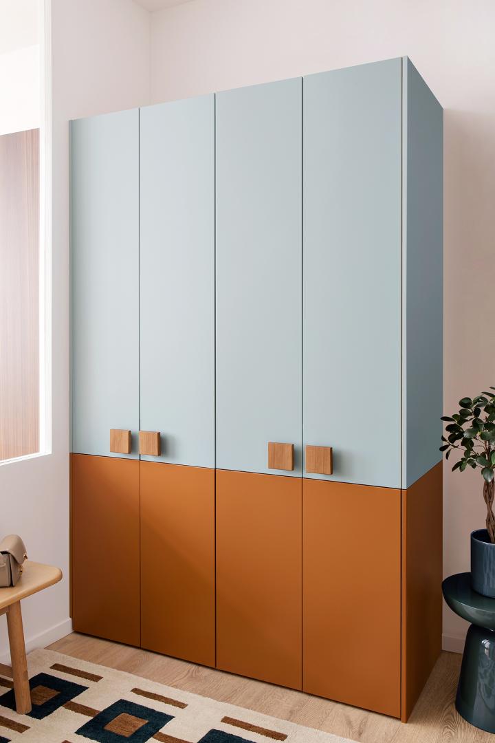 Porte 37x153cm - charnières à droite