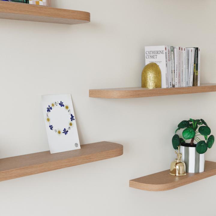Étagère Double Curved