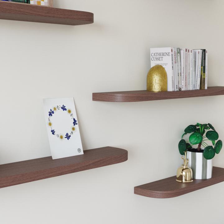 Étagère Double Curved