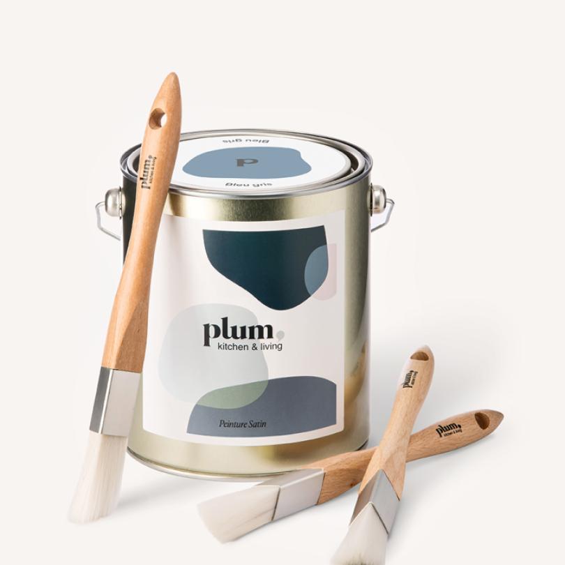 Peinture murale Bleu paon