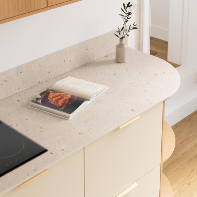 Natural Terrazzo Curved