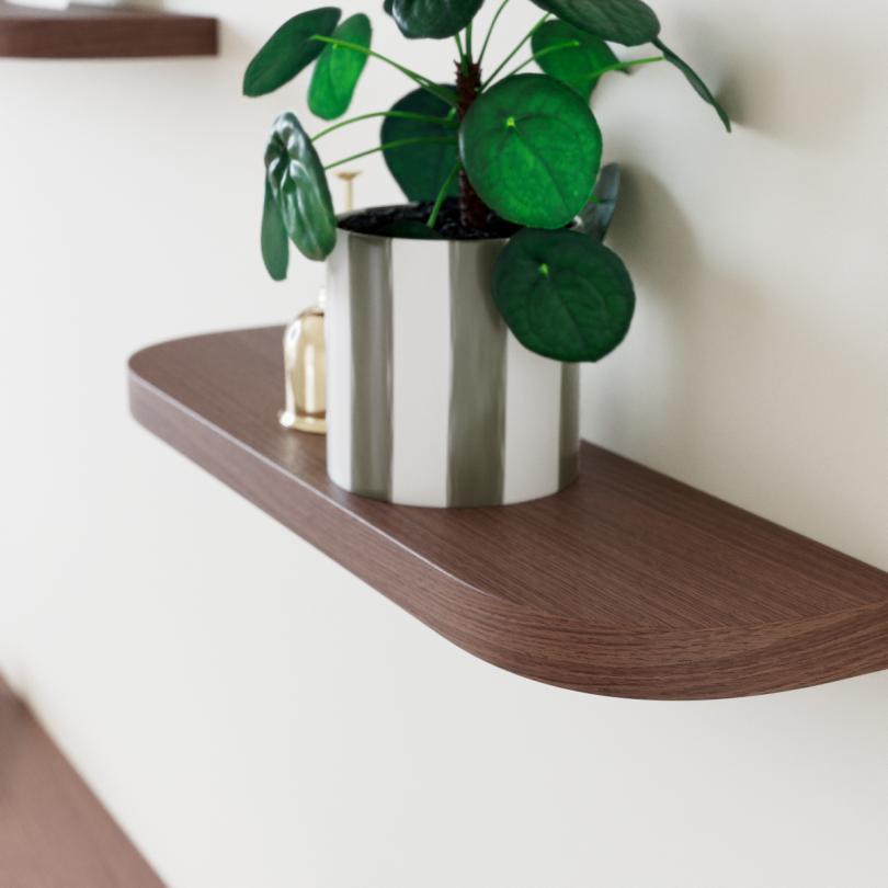 Étagère Double Curved