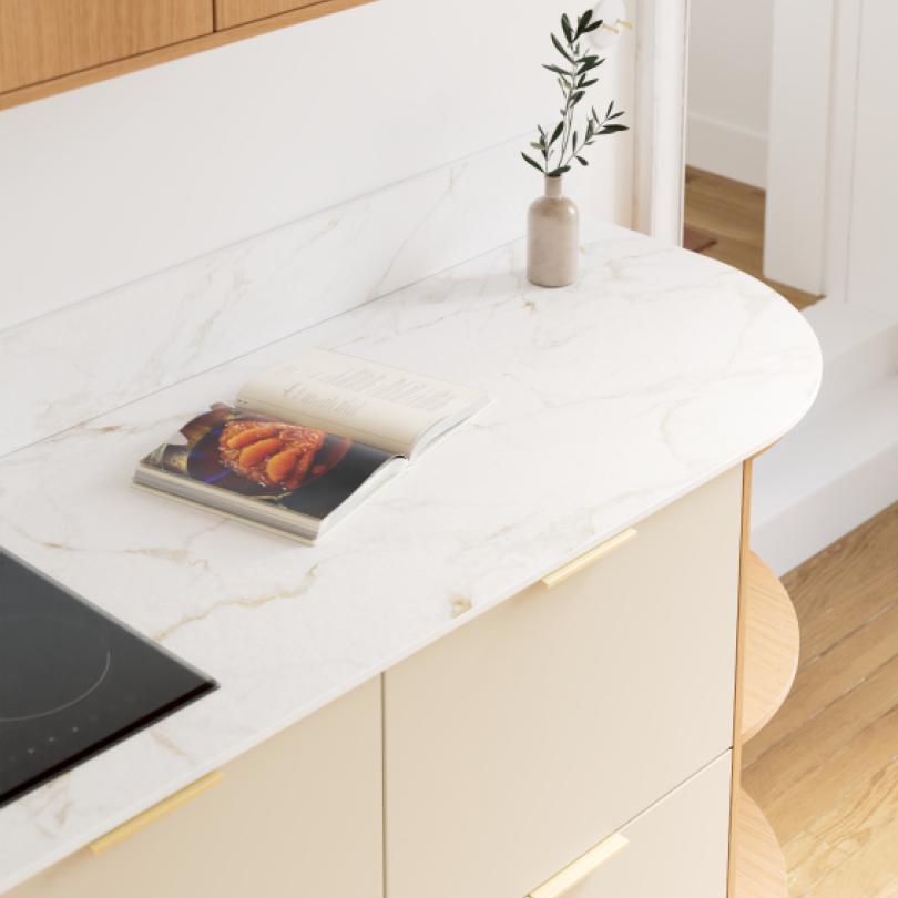 Marbre d'Automne Curved