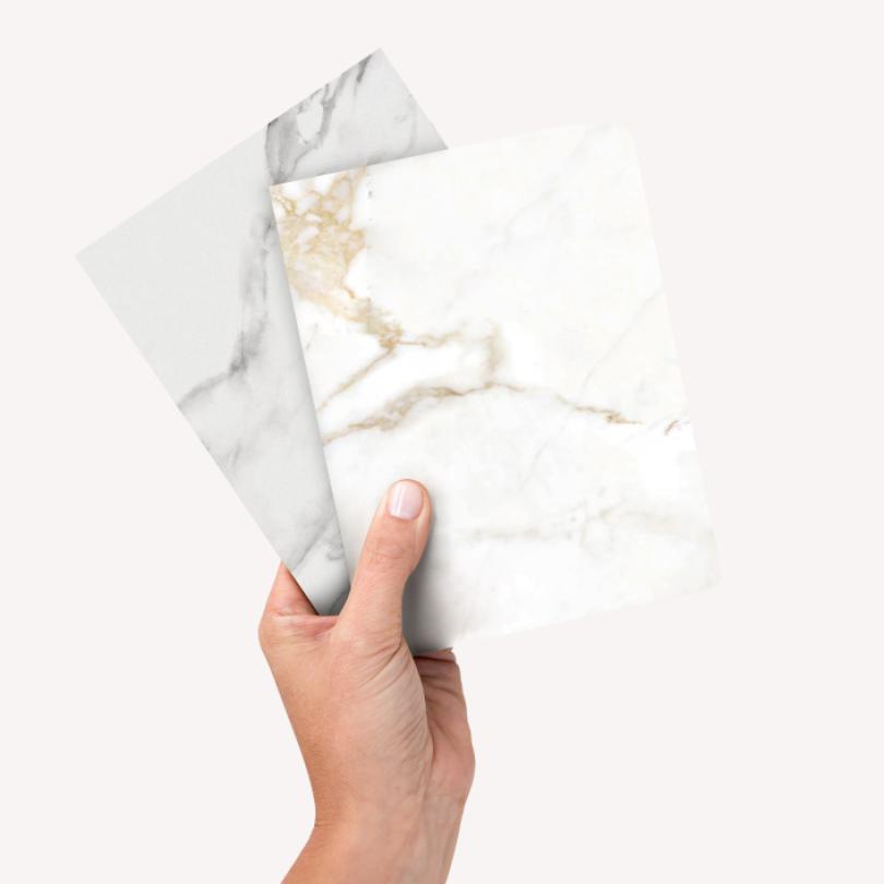 Muster Arbeitsplatten | Marmor Gold  - Marmor Calacatta