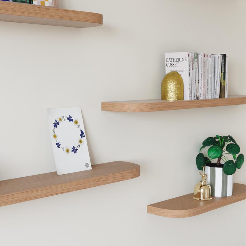 Étagère Double Curved