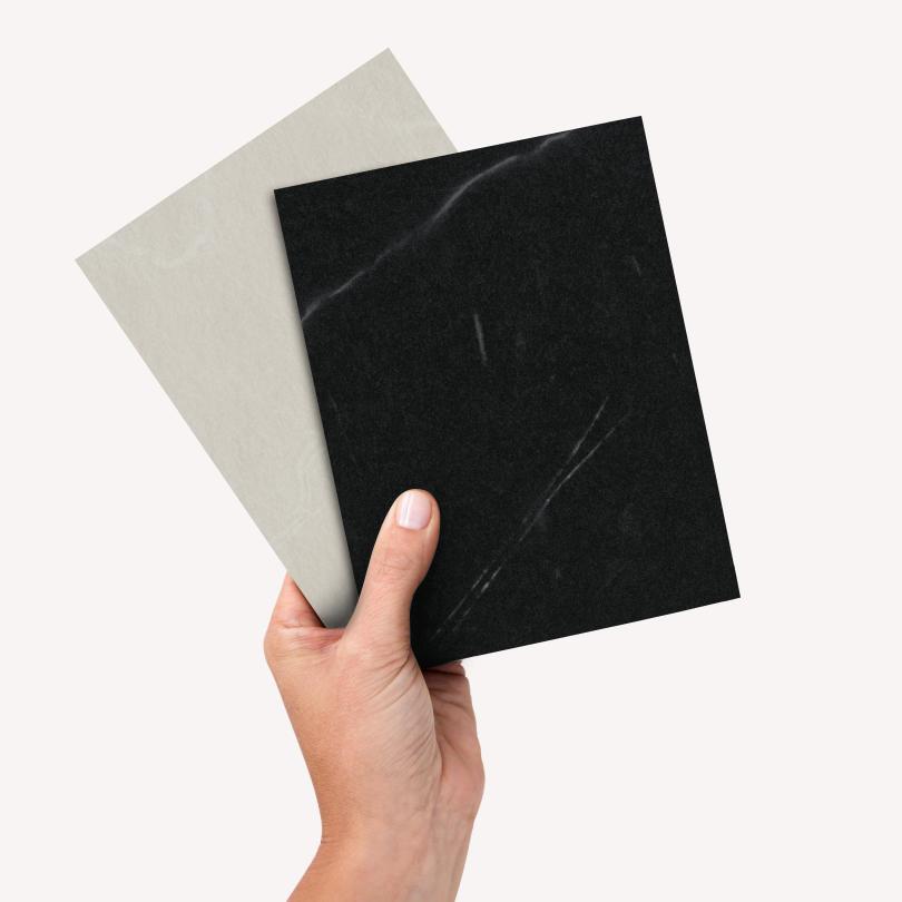 Muster Arbeitsplatten | Marmor Black - Dune