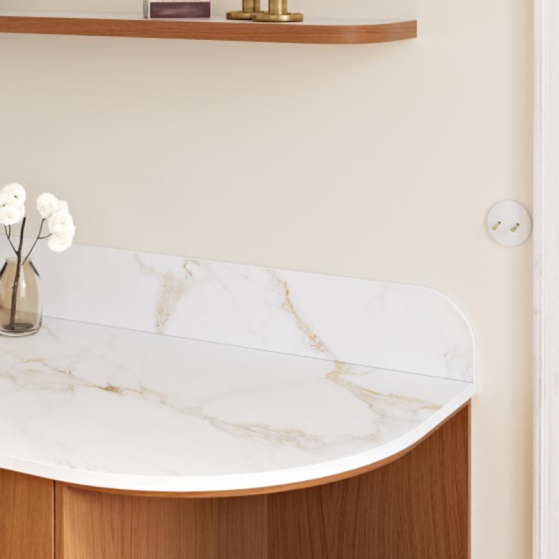 Marbre d'Automne Curved