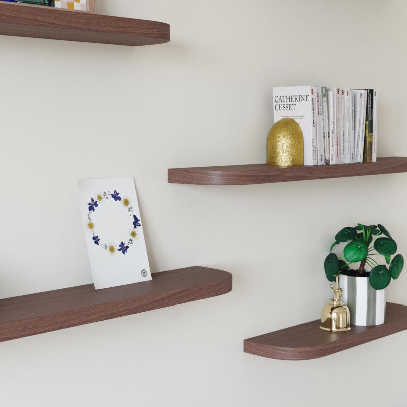 Étagère Double Curved