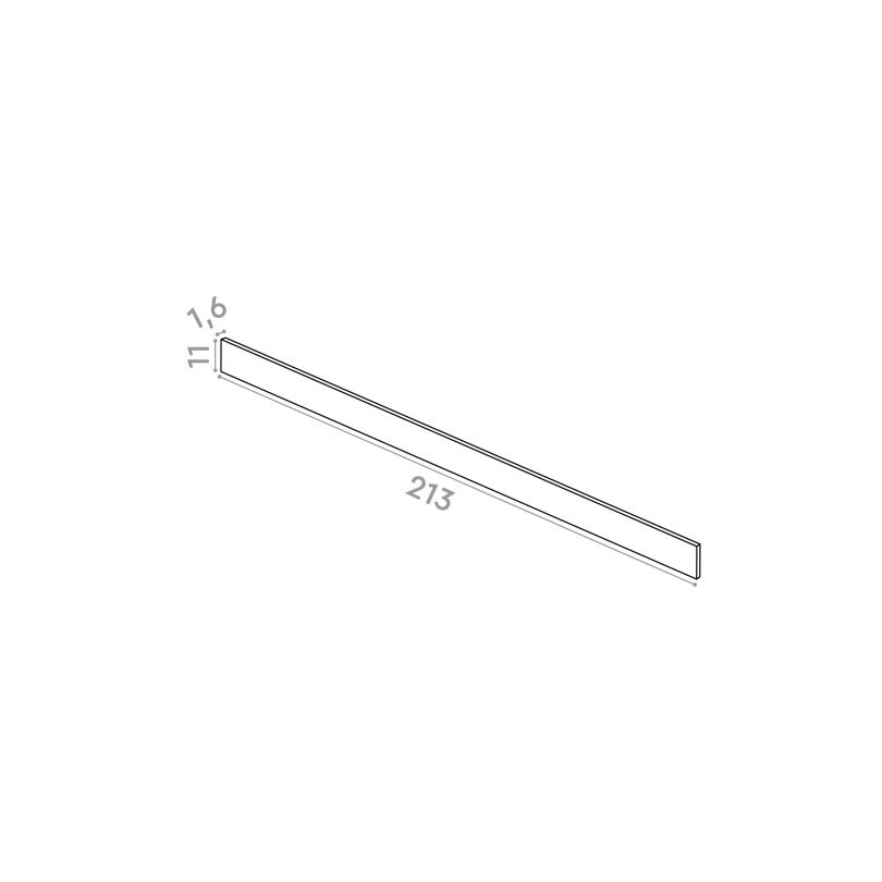 Sockel 213x11cm 