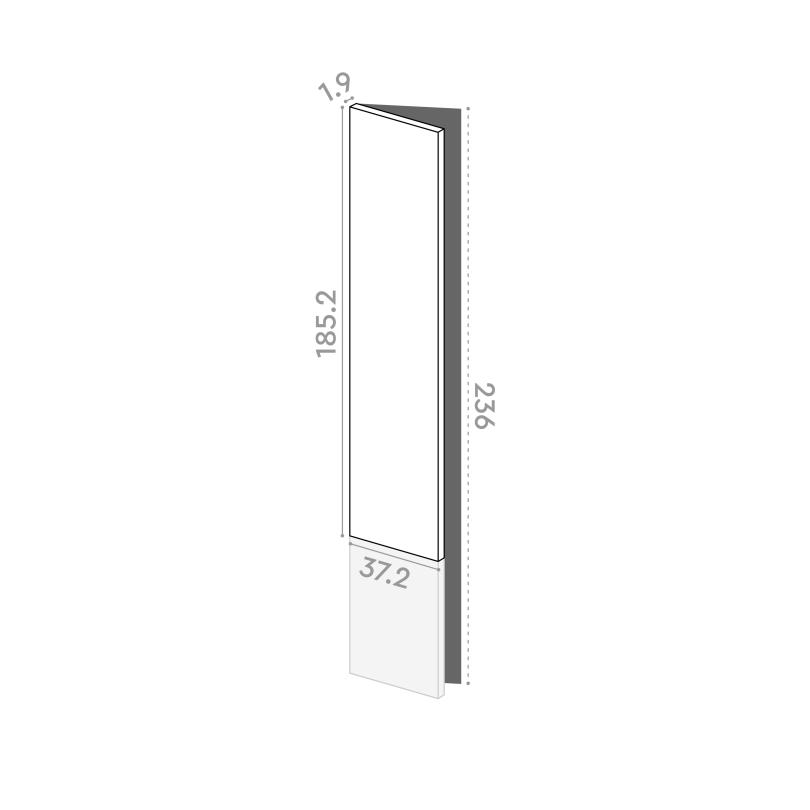 Tür 37x185cm - linke Scharniere