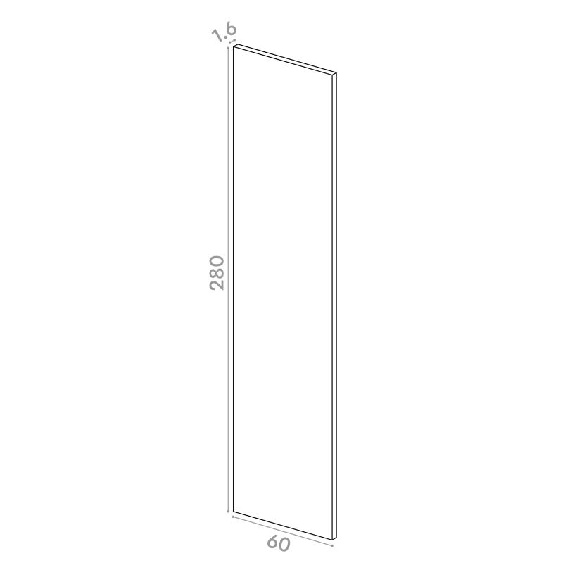 Deckseite 60x280cm