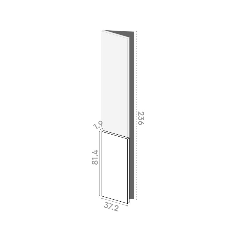 Tür 37x81cm - linke Scharniere