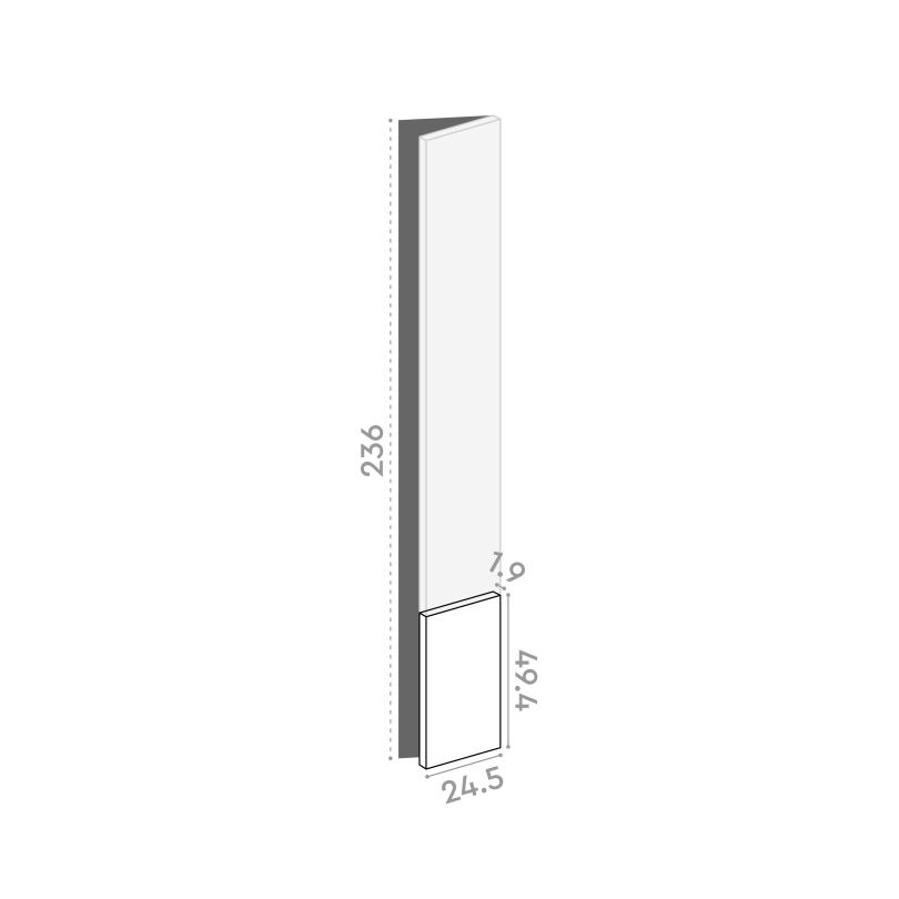 Porte 25x50cm - charnières à droite