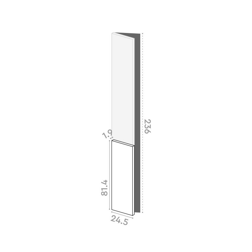 Porte 25x81cm - charnières à gauche