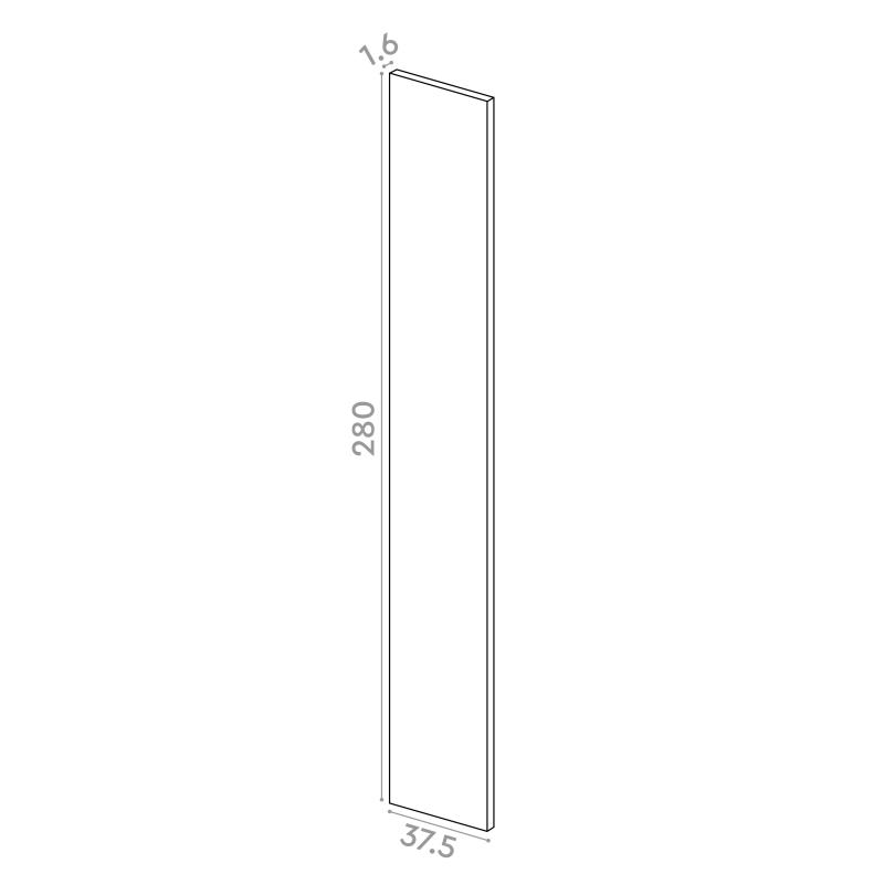 Deckseite 37x280cm 