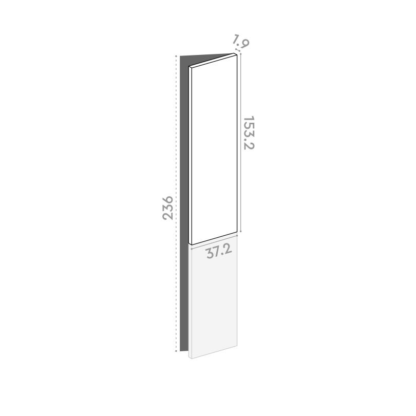 Porte 37x153cm - charnières à droite