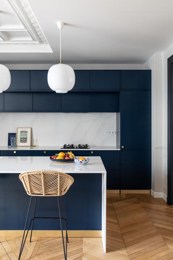 Kitchen in Blue 02 - bleu nuit