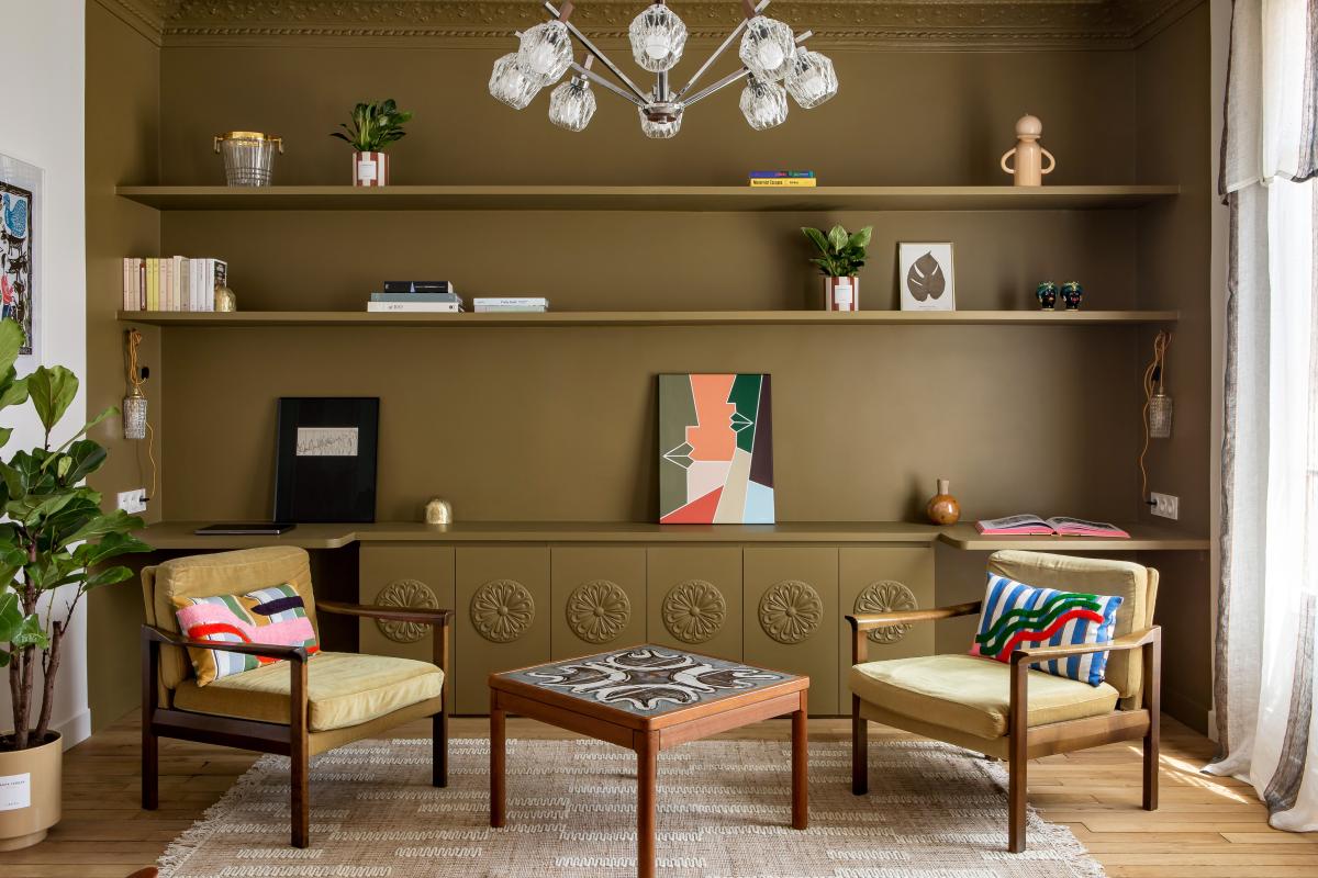 Wohnzimmer Olive von Lucie Socrate