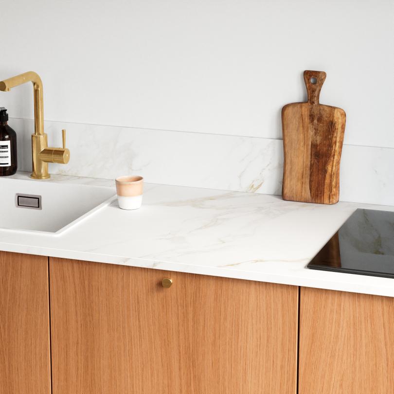 Muster Arbeitsplatten | Marmor Gold  - Marmor Calacatta